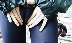 Cameltoe Leggings - Blue