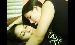 Lesbian Hottie Friend Kissing