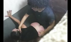 Turning her Butt Red in John father(Teenager Hook up in Club)