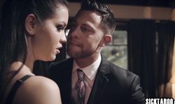 Amazing latina slut pleased big cock guy