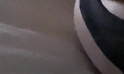 Damsel sleeping in her thong