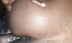 Ebony thot gets fucked