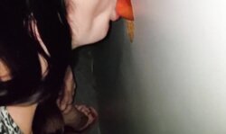 Sucking and  in Gloryhole