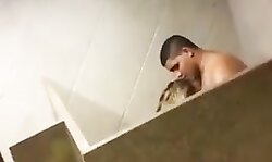 Fornicating her Tight Arse in The Can