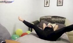 curvy darling Shakes Big Tits in Workout pap-papa Novice