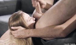 Small tits stepdaughter rims her stepdad