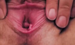 Damsel Rubs Cliturus and Spreads Her Cunt