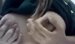 Koren teen shows off bif tits in cam