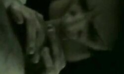 old arab slut gives a blowjob end with unexpected surprise