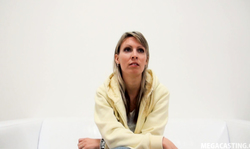 Spicy long-legged Chezh model is undressing on the casting