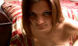 Amateur teen shows the right way how to massage boobs