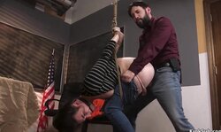 Bound evidence clerk anal fucked