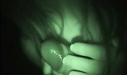 Busty Amateur College Babe Gives BJ in Night Vision