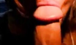 she sucks and swallows on vacation