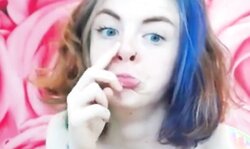 Her Name ? sweet girl tattooes masturbates on cam