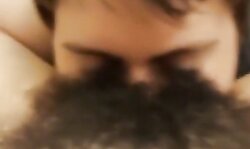 Bf Licks My Hairy Black Pussy And Then He Fucks Me