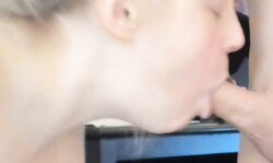 non-professional facefucking and milkshot