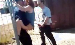 German sex in public place