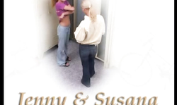 Naked 18 19 teens are licking pussies in the 69 pose and fucks with strap-on