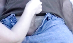 Alluring amateur milf Annabelle Flowers is jerking off a hard dick