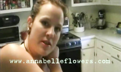 Busty mom Annabelle Flowers takes hard cock deep in her mouth