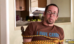 Seductive young Big Sausage Pizza girl is giving a deep blowjob