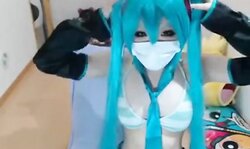 Miku Hatsune a chating and playing 130625