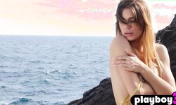 Cute big ass teen hot posing outdoor