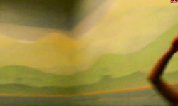 Two slim girls are showing their slender bodies in the pool