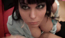 Chubby tanned redhead gets fucked right after waking up