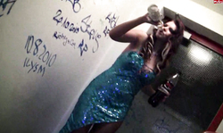 My sweetest ex-girlfriend showing us that she can swallow big load