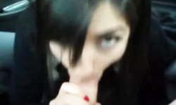 I Swallow Sperm In A Car