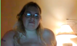 Cute mature blonde BBW fucks her wet pussy