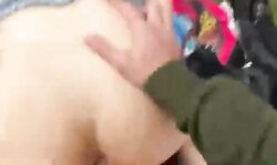 Horny blonde slut takes hard anal pounding outdoor live at sexycamx