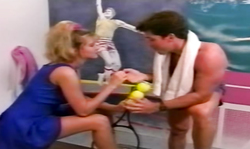 Sweet and slutty blonde P.J.Sparxx fucks in the bathroom