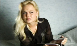 Cute European blonde Silvia Saint stimulates her pussy during anal sex