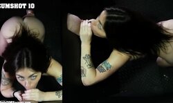 Cumshot number 10 girl! Suck it hard!