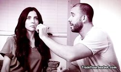 This android girlfriend sucks dick