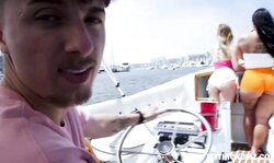 Captain dives deep in thickum girlfriends