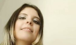 Sexy Petite Babe Masturbates Her Tight Pussy