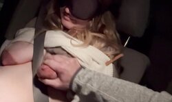 Humiliated slut gets exposed in public