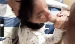 Hot teen babe get load of cum on belly after hard pounding live at sexycamx