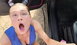 Horny slut takes hard anal and pussy pounding outdoor live at sexycamx