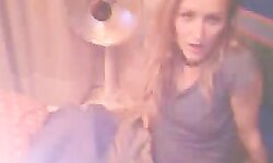 Blonde petite girlfriend bj