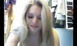 blonde masturbating