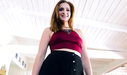 Blue-eyed Sis Love's Me cutie Peyton Robbie rides my big dick