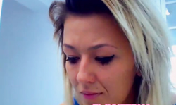 Blue Dress Blonde Hottie Chatting Up For Cyber Fun PLAYHOTCAM