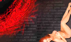 Good-looking pantyhose addict babe is having pierced nipples