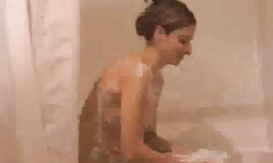 Sweet and busty Wife Next Door is getting spotted in the shower