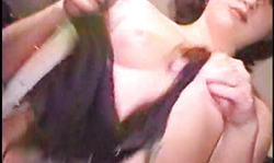 Elegant babe with nice hands is having fun with a pink dildo